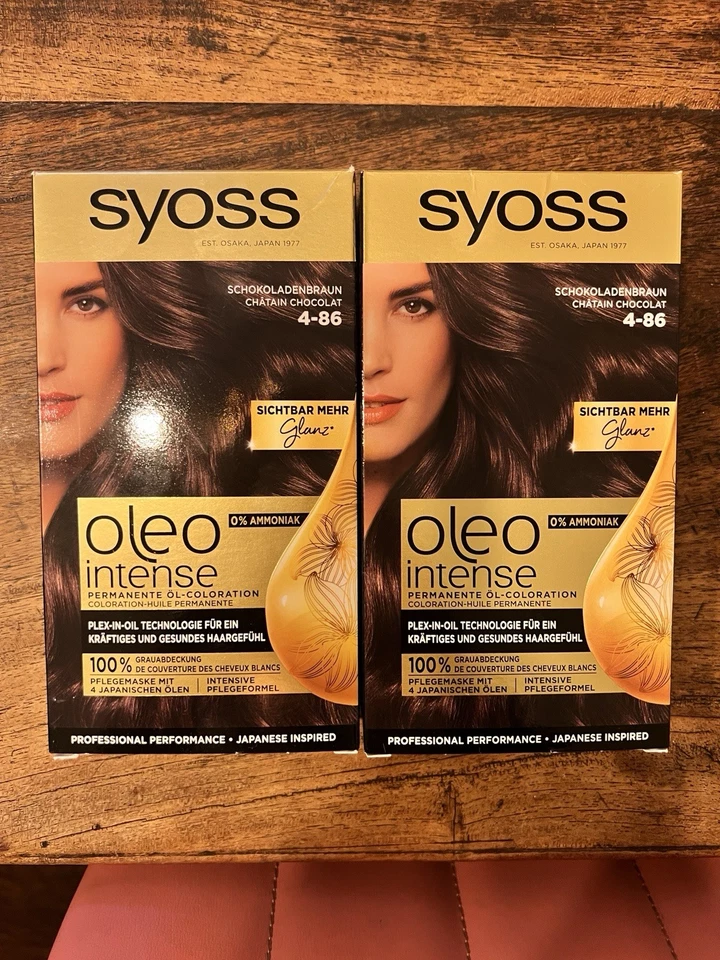 2x Syoss olio intense Farbe 4-86 Schokoladenbraun - Bild 1 von 1