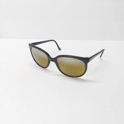 Vuarnet Sunglasses 002 Pouilloux 80s France Black Frame Mirror Lens Amber  - Image 1 of 4
