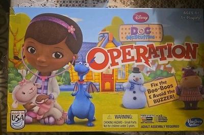 New Disney Junior Doc McStuffins Operation Game Hasbro Sealed Made In USA 2013 - Image 1 of 4