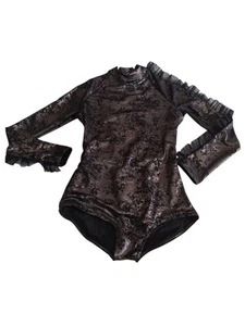 Dance Costume 10th House Black Medium Ballet Gymnastic Jazz Sequin Tap Theater - Picture 1 of 7