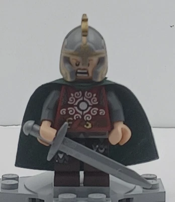 Lego lor010 Eomer Minifigura El Hobbit/El Señor de los Anillos Casco/capa, espada Foto 1 de 2