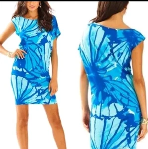 Vestido para mujer Lilly Pulitzer Tessa azul tinta talla S - Imagen 1 de 7