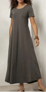 Soft Surroundings Coco Dress With Back Detail Stretchy Flowy Size Large - Picture 1 of 11