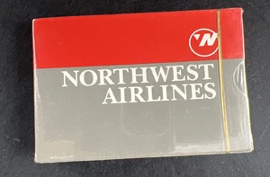 Vintage Northwest Airlines Playing Cards Deck Sealed Aviation Collectible - Picture 1 of 3