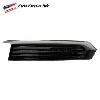 For 16-18 Cadillac CT6 Front Bumper Fog Driving Light Bezel Cover Grille Left Foto 1 de 4