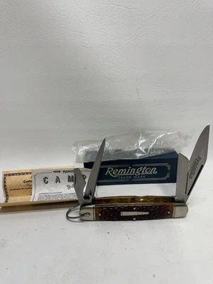 Cuchillo de Bolsillo Multiherramienta Remington UMC R4243 Jumbo Camp Camping Hecho en EE. UU. 1994 Foto 1 de 4