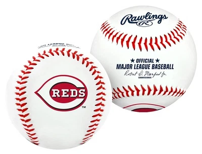 | Logotipo del equipo MLB de béisbol | Cincinnati Reds | Oficial | Blanco Foto 1 de 4