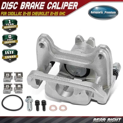 Pinzas de freno del conductor trasero con soporte para Chevrolet Suburban GMC Yukon Cadillac Foto 1 de 4