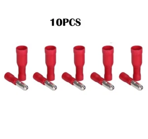 10PCS Red Bullet Connector 22-16 AWG Male Female Quick Splice Crimp - Bild 1 von 6