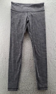 Lululemon Wunder Under Leggings Womens 8 Coco Pique Heather Gray 29x29 - Picture 1 of 10