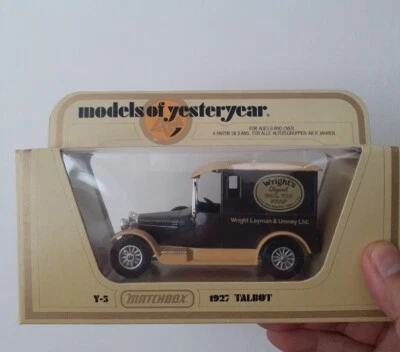 ENORME CAJA DE CERILLAS MODELOS DE ANTAÑO ~ Jabón de alquitrán de carbón de Wright ~ Talbot 1927 Foto 1 de 3