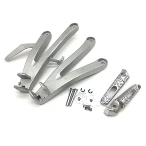 New Honda CBR600RR F5 Silver Rear Passenger Foot Pegs Bracket Fit For 2007-2023 - Bild 1 von 6