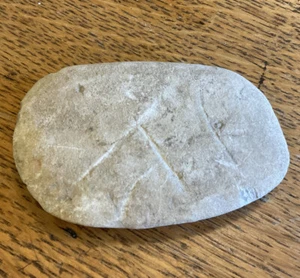 Cabeza de hacha india o raspador nativo americano Indiana venta de bienes raíces 3,25" X 2,125" - Imagen 1 de 6