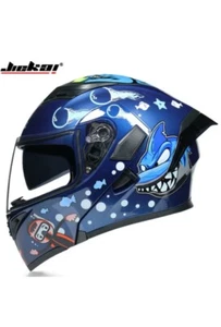 DOT Approved Modular Motorcycle Helmet Flip up Full Face Double lens Moto Helmet - Foto 1 di 16