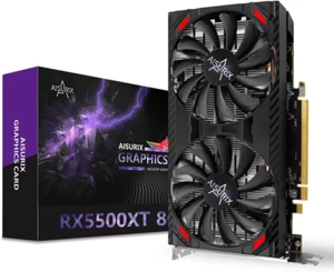 RX 5500 XT 8Gb GDDR6 Graphics Card,128 Bit, 2XDP, HDMI, PCI Express 4.0X8, 8Pin - Picture 1 of 7