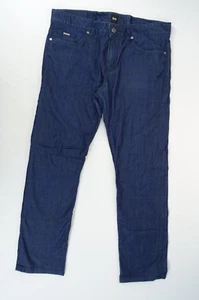 Jeans uomo Hugo Boss Delaware3-1 blu leggero slim fit elasticizzato TG 34X27,5 - Foto 1 di 9