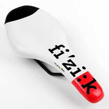 Fizik Tundra 2 Saddle, Road Bike Racing Triathlon MTB (Black-White-Red)