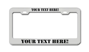 ¡Tu texto! Cubierta de placa de metal de alta calidad acero de metal pesado personalizable - Imagen 1 de 12