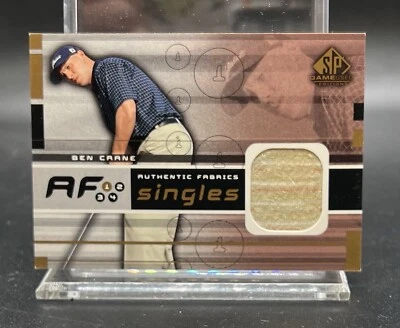 2003 SP GAME USED AUTHENTIC FABRICS BEN CRANE PLAYER-WORN SHIRT #AF-CR - Image 1 of 2