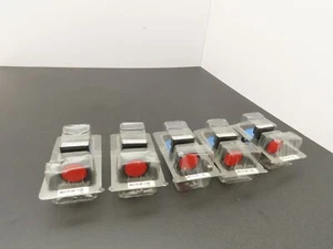 Fuji Electric AR22F0R-10R Pushbutton Red Momentary 22mm 250V 6A Lot of 5 - Picture 1 of 9