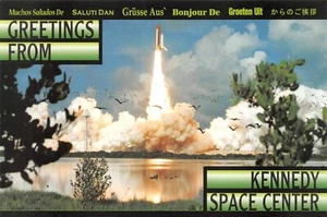 #H3434 CAPE KENNEDY, FL.   POSTKARTE, NASA SPACE SHUTTLE - Bild 1 von 2