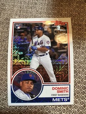 2018 Topps Baseball Silver Pack Dominic Smith #36 RC Rookie New York Mets - Image 1 of 2