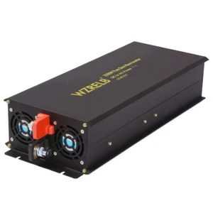 Casa rodante WZRELB inversor de onda sinusoidal pura 2500 W 12VAC a 120VDC energía solar fuera de la red - Imagen 1 de 10
