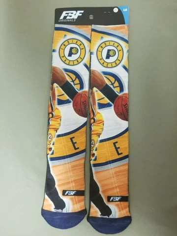 New NBA Indiana Pacers Paul George FBF Originals Socks.  Retail 18.00 Cover