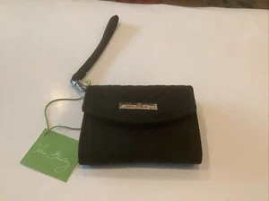 NWT~ Vera Bradley Black Super Smart Wristlet - Picture 1 of 24
