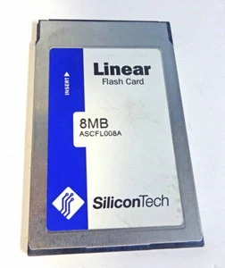Flash serie 2 8MB 16Bit datos tipo 1 memoria lineal flash tarjeta PCMCIA - Imagen 1 de 1