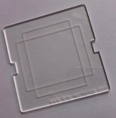 Viewfinder Mask 33x44mm Hasselblad V Camera CFV 50C Phase One Leaf Digital Back - Image 1 of 2