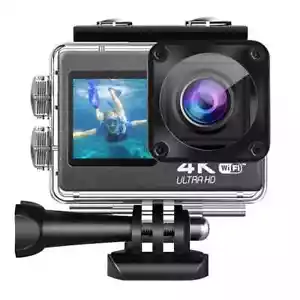 4K Ultra HD Action Kamera, Ultra HD WiFi, Wasserdicht 40M, Outdoor Digitalkamera - Bild 1 von 8