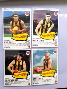 2024 AFL Teamcoach SCANLENS - 4 Cards DIE CUT Team Set - HAWTHORN - Picture 1 of 1