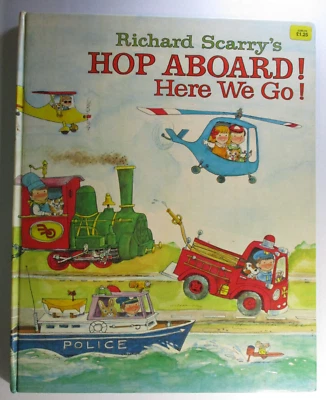 Hop Aboard Here We Go, Richard Scarry, Hamlyn, 2nd Printing, 1975 Foto 1 de 4