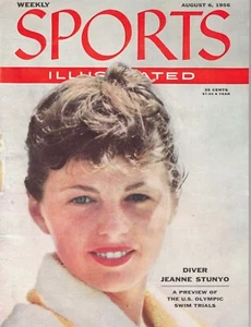 1956 Sports Illustrated - Jeanne Stunyo, Olympia Diver (ohne Etikett) - Bild 1 von 2