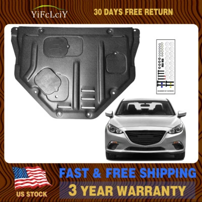 Engine Splash Guard For Mazda3 2014-2018 Under Engine Shield Cover Board Foto 1 de 4