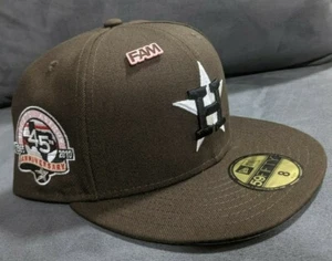 New Era FAM Limited 59Fifty Houston Astros 45th Travis Scott Walnut PINK Size 8 - Picture 1 of 5