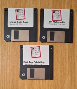 3 Disketten 3,5" mit Software für Macintosh Desktop Publishing, SM-Multimedia, - Bild 1 von 1