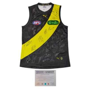 Richmond Football Club 2024 AFL Official Team Signed Jumper Dustin Martin Rioli - Picture 1 of 2