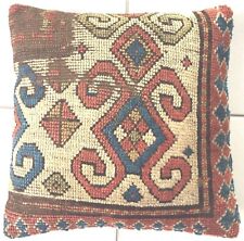 Kissen Teppich Antike Retro Moghan Kaukasus Handgeknüpft Antique Pillow Cushion