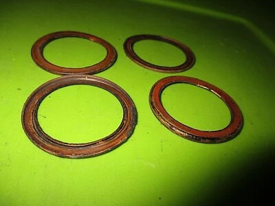 08 HONDA CBR600RR cbr600 CBR 600 RR 600RR Cabezal de escape Tubo Junta Sellos 07-12 Foto 1 de 4