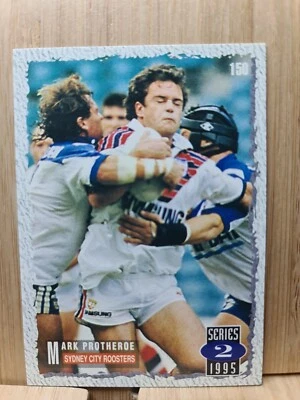 Tarjeta MARK PROTHEROE🏆Dynamic 1995 Series 2 #150 ROOSTERS Rugby League NRL Foto 1 de 2