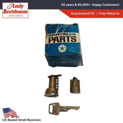 1967-1968 Chrysler Dodge Plymouth Ignition Door & Tail Gate Lock 2862661 NOS - Image 1 of 4