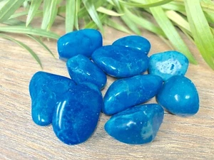 1/2 lb Blue Howlite Tumbled Stones Crystal Therapy Gemstone Specimen Chakra - Picture 1 of 6