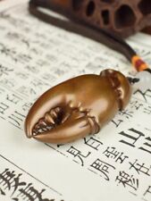 Copper Solid Hengcai Crab Clamper Handle Piece for Hand Playing Crafts