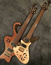2006 FATYGA ELECTRIC GUITAR DOUBLE NECK CUSTOM MADE ONE OF THE KIND 7&6 STRINGS for sale