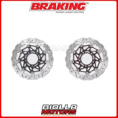 KIT DISCHI FRENO ANTERIORE BRAKING KAWASAKI VERSYS 1000 2014 - [WAVE FLOTTANTE]  Foto 1 de 4