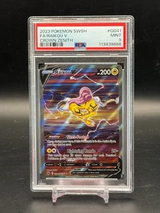 PSA 9 MINT Raikou V Full Art Crown Zenith: Galarian Gallery Holo GG41/GG70 - Bild 1 von 2