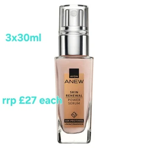 Avon Anew Skin Renewal Power Serum 3x30ml Brand New - Picture 1 of 1