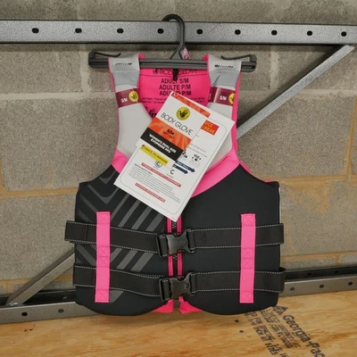 Body Glove Women S Adult Neoprene PFD Life Jacket and Vest Dual Size S/M Pink